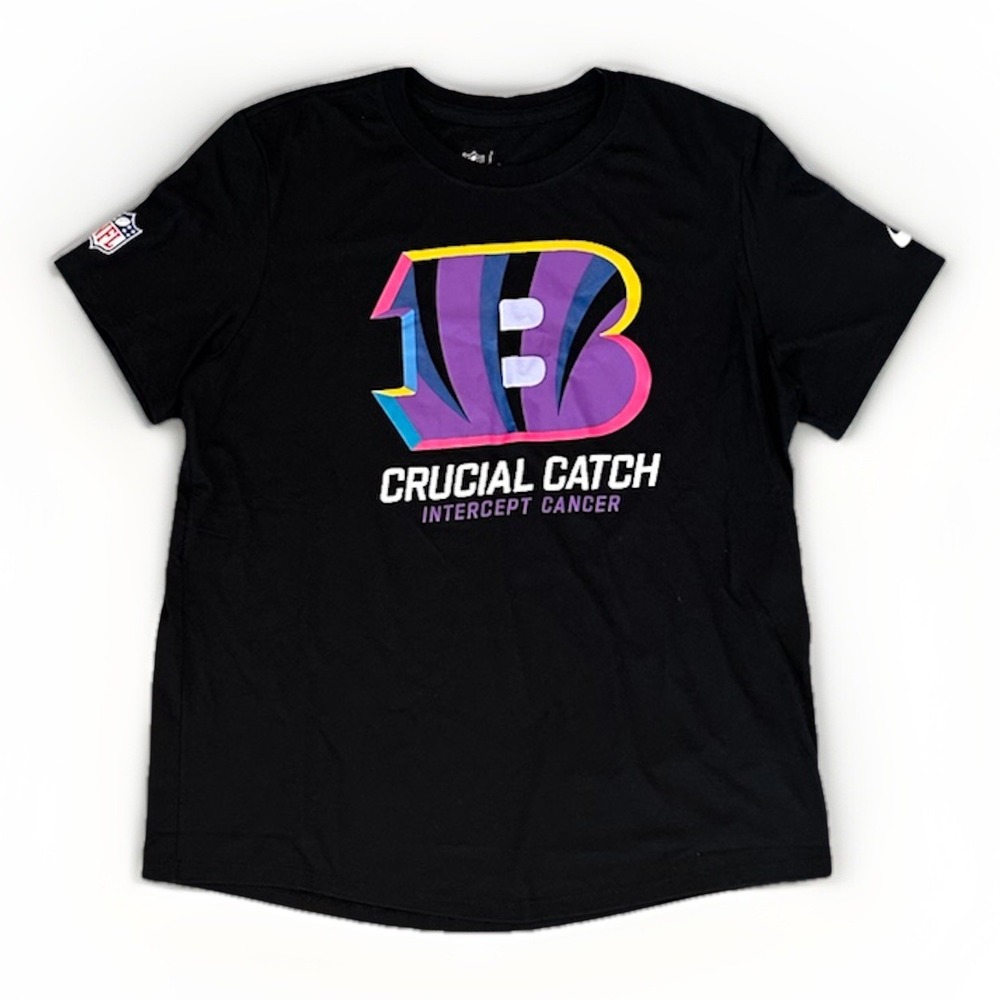 Cincinnati Bengals Nike Women's 2024 NFL Crucial Catch Tri-Blend T-Shirt, Large